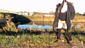 Self-training No. 37: Daily Morning Exposure Walk in Stockings Only