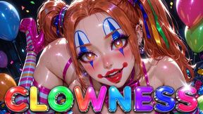 Crimson Circus: Playful Torment Beneath the Big Top - Tease with Silly Props, Humiliating Makeup Play & Breath Control Climax
