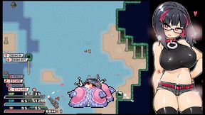 rignetta s adventure [ monsters hentai game ] ep.2 goth girl gangbang by monsters on the beach