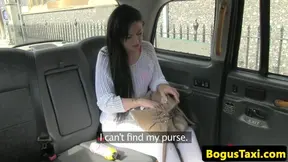 Inked taxi brit pounded ontop car bonnet