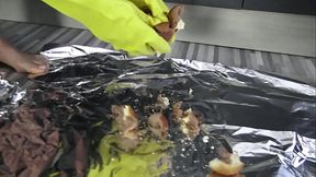 Humiliation Take Away! Goddess Perfecta'_s lunch package for pig gourmets!