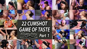 PART #1 GAME OF TASTE CUMPILATION . 22 pcs. CUM IN MOUNT, SWALLOW and FACIAL COMPILATION of CUMSHOTS