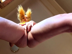 Big titty amateur milf fingering and toying