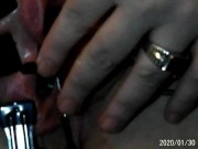 My Swollen Raw BBW Cunt Clamped and Gaping