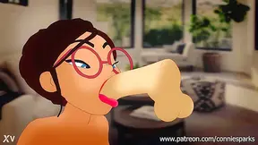 Anime Cutie Gets Swept Away in Steamy Lesbian Tryst with Nerdy Glasses Girl