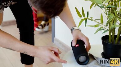 RIM4K. College chicks presented their friend unforgettable threesome with rimjob