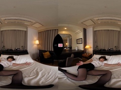 Cute asian chick hot solo masturbation