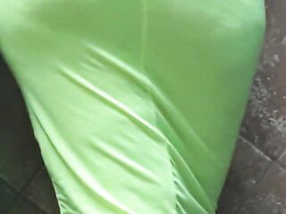 Black big beautiful woman candid large butt