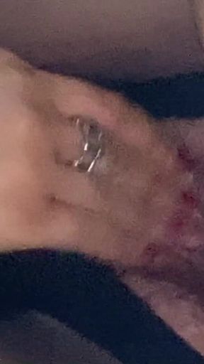 After Being Creampied a Pussy Yes Fucks the Rubber Cock Full of Cum
