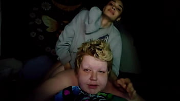 Latina babe with big dick fucks her wife