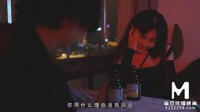 One good dinner guarantees mutual masturbation with a beautiful chinese babe in black tights