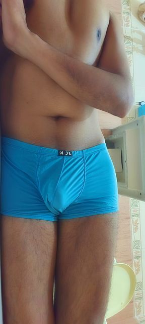 Bought new underwear and enjoying nude with it