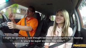 Tiny Hot Russian Chick Fails Driving Test But Nails My Dick Like a Pro