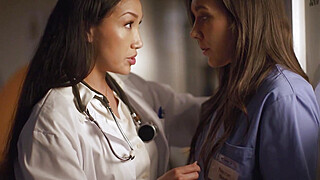 Doctor Vicki Chase Makes Sure Nurse Sinn Sage Will Keep The Secret At All Cost