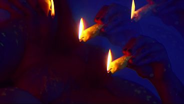 Candle In Hand And Her Feet Entirely At My Disposal