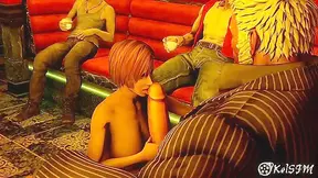 Lisa Hamiltons Seductive Strip Ignites Steamy Club Orgy Fantasies
