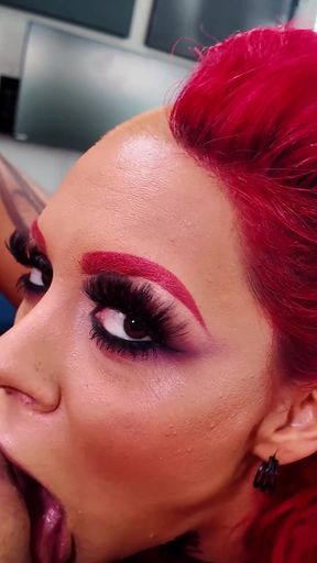 Rough Face Fuck with Ms. Red X