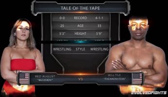 Will Tile's Nude Wrestling Match Turns into a Wild BBC Sucking Sex Fight with Red August