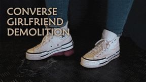 Girlfriend Converse Demolition (Close Version) - TamyStarly - Cock Balls Crush Trample, Shoejob, Bootjob, CBT, Ballbusting, Trampling, Stomping