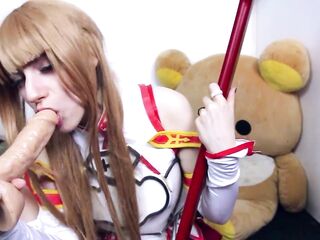 Asuna Services Enemy Guild With Her Body