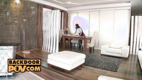 ”Horny French tutor takes assfucking break”