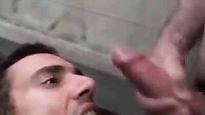 Street facial ejaculation.