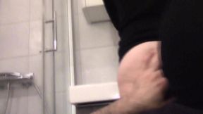 Goddess Gloria's ass fetish session in the bathroom