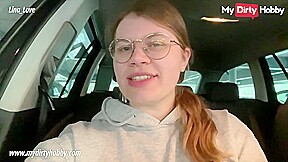 My Dirty Hobby - Nerdy babe swallows in the locker room