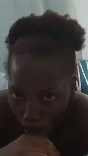 My New Stepbrother Big Black Dick won't Fit Down My Slut Throat now Mouth Hurts To Suck It Deeper Sloppy - Mastermeat1   Clip 1