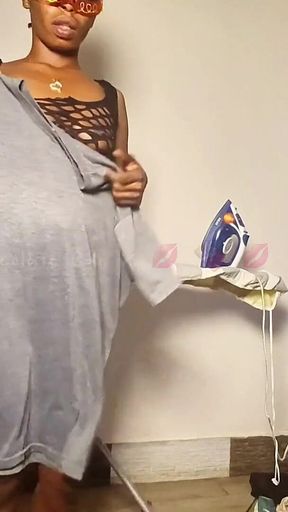 Sit Down Sir While I Twerking My Phat Ass in Your Face Before Madam Cums Back