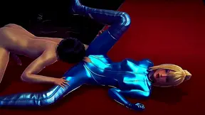 Voluptuous Anime Babe Enjoys Steamy Beach Encounter in Blue Bikini Fantasy