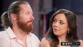 Tiny Has Ultimate Bbc Hotwife Dream Fulfilled With Rebecca Love