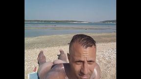 Naked FKK Boys 18+ Enjoy Steamy Beach Anal Action Together