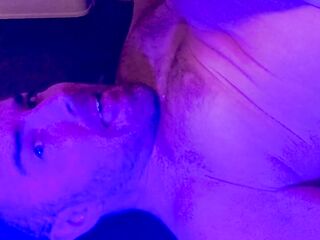 giving my self a facial