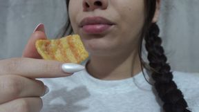 I eat some chips during the holidays to gain weight