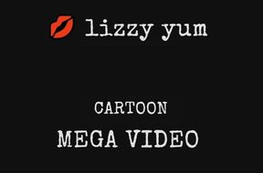 lizzy yum - MEGA VIDEO cartoon #3