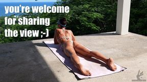 The Privilege of Watching Me in The Sun (4K MP4)