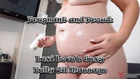 Pregnant and Proud: Lexi Love's Sexy Belly Oil Massage (Mobile Version)