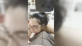 Eating two cocks
