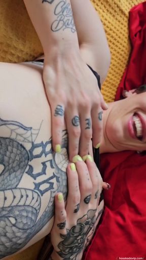 Hard Rough Sex Big Dick Tattooed Daddy Hoss Kado Fucking Pierced Alt Girl Salem Multiple Creampies Passionate Fuck   Clip 1