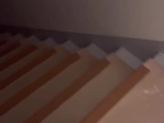 イケメン大学生男子が夜の住宅街で全裸オナニーで大量射精　#Massive ejaculation