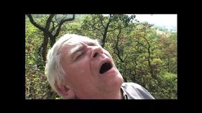 Dirty family gang bang in forest