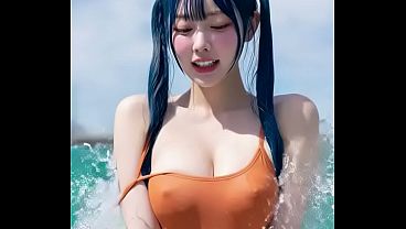 Ai generated Swimsuit ai girl