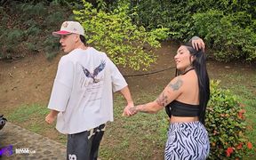 Colombian Cuckold Runs Away with Her Lover to Have Sex Outdoors - Max Betancur & La Rola