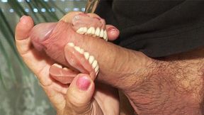 Toothy Blowjob with a 74-Year-Old Mature Mother: A Grandson's Gift