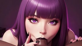 You Can Cum In My Mouth - Cute Gothic Girl Loves BBC POV - AI