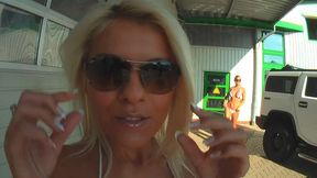 hot chicks at car wash - pornstars - mandy bright & antinia la rouge & jasmine la rouge