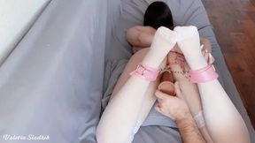 Handcuffed and Made to Cum: Pulsating Orgasm