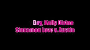 kelly divine takes anal from austin taylor & sinnamon love