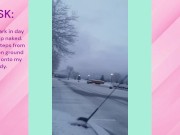 Pissing on Myself Naked in Public!
